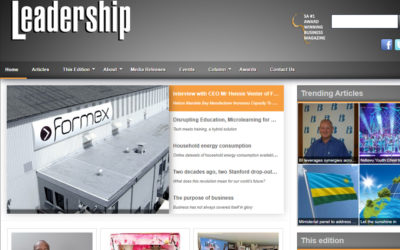 Formex CEO interviewed for Leadership Online