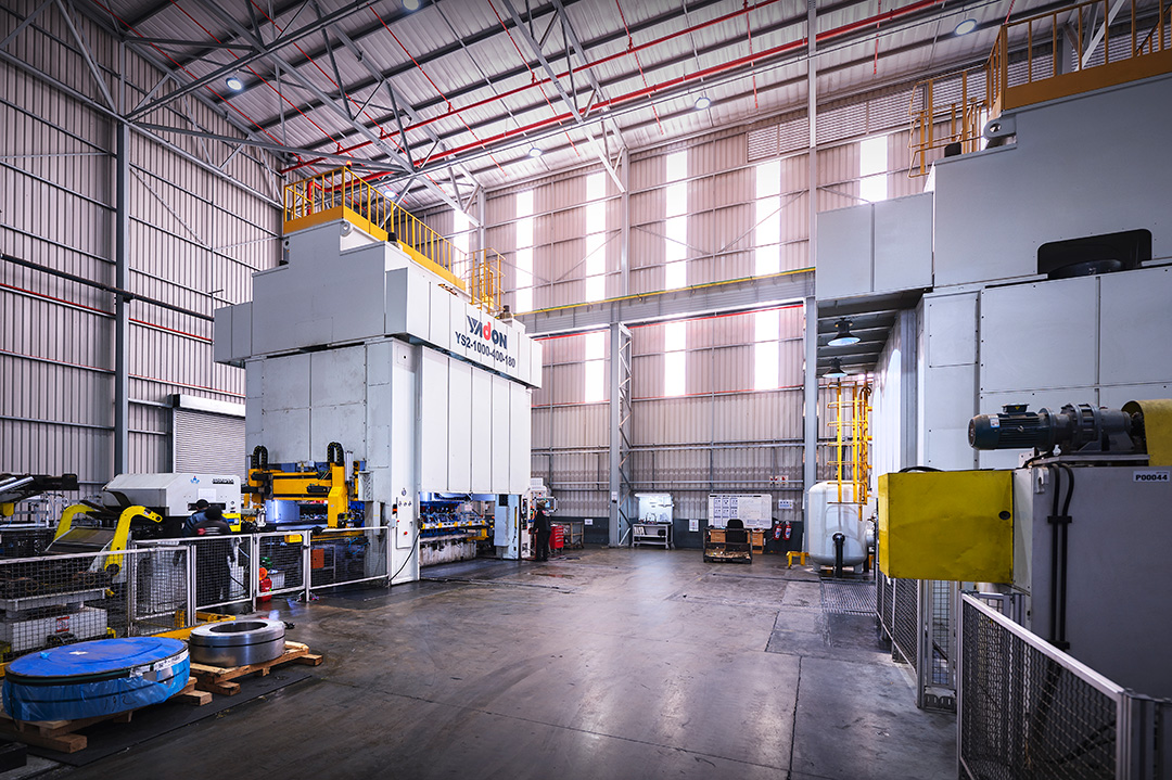 The largest auto transfer press in the Eastern Cape at Formex Industries' Struandale plant